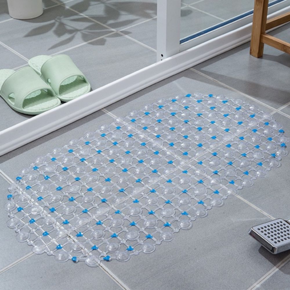 Non-Slip Shower Mat with Suction Cups for Bath and Shower, Oval