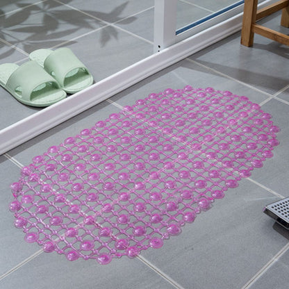 Non-Slip Shower Mat with Suction Cups for Bath and Shower, Oval