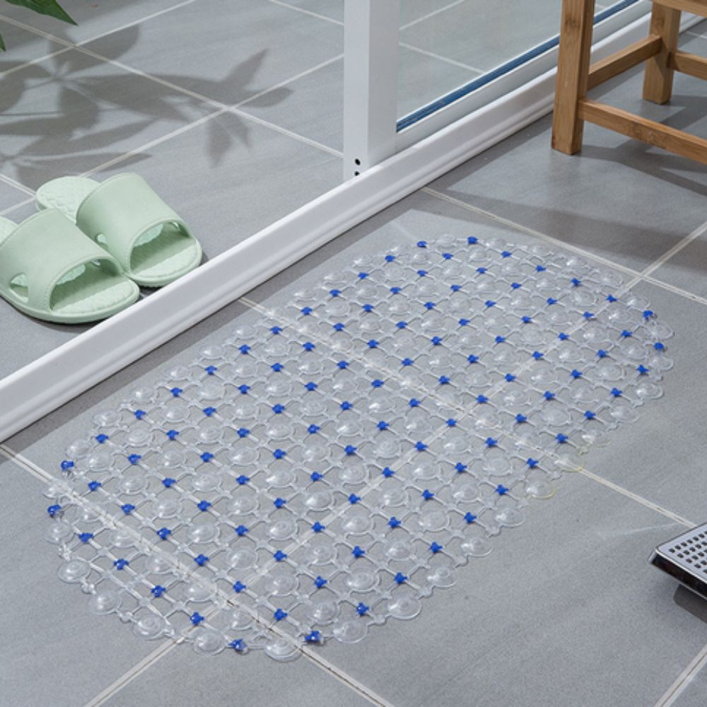 Non-Slip Shower Mat with Suction Cups for Bath and Shower, Oval