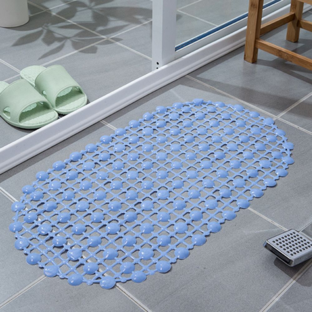 Non-Slip Shower Mat with Suction Cups for Bath and Shower, Oval