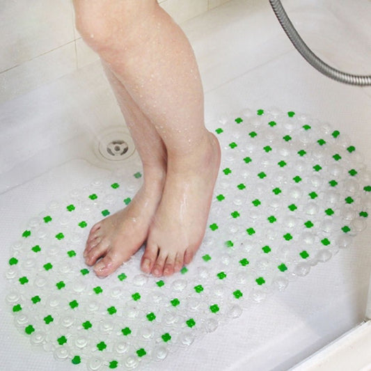 Non-Slip Shower Mat with Suction Cups for Bath and Shower, Oval