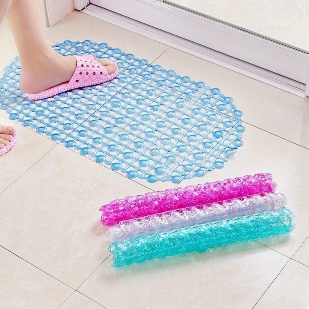 Non-Slip Shower Mat with Suction Cups for Bath and Shower, Oval