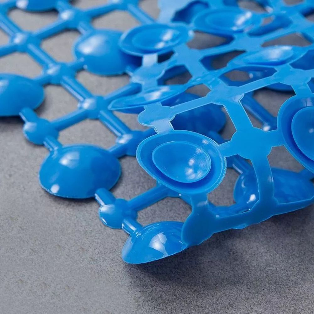 Non-Slip Shower Mat with Suction Cups for Bath and Shower, Oval
