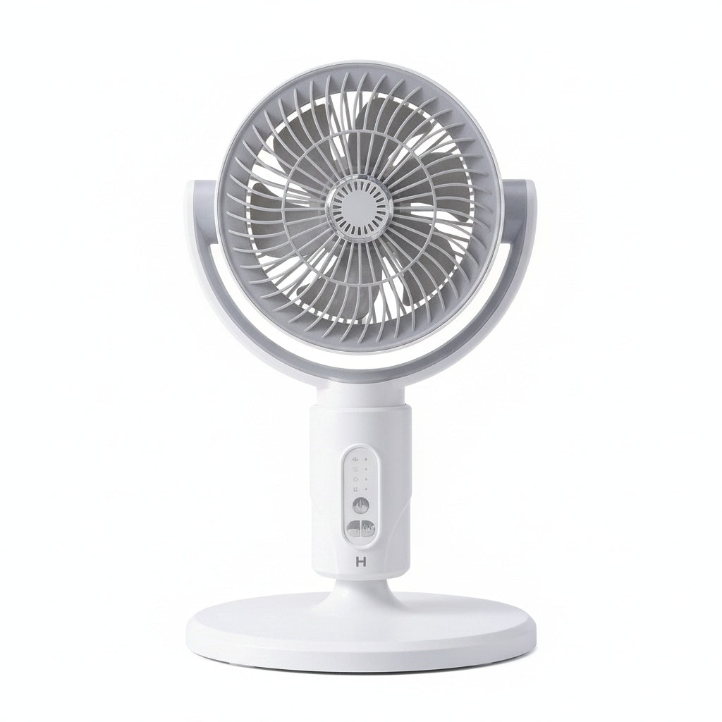 Oscillating Fan with Remote Control, 5 Speed Settings and Adjustable Height