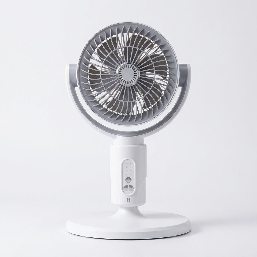 Oscillating Fan with Remote Control, 5 Speed Settings and Adjustable Height