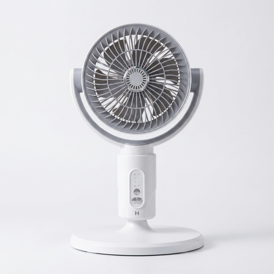 Oscillating Fan with Remote Control, 5 Speed Settings and Adjustable Height