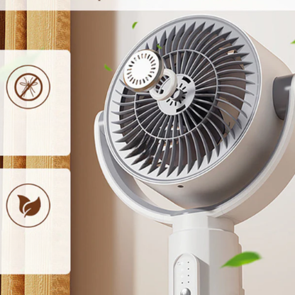 Oscillating Fan with Remote Control, 5 Speed Settings and Adjustable Height