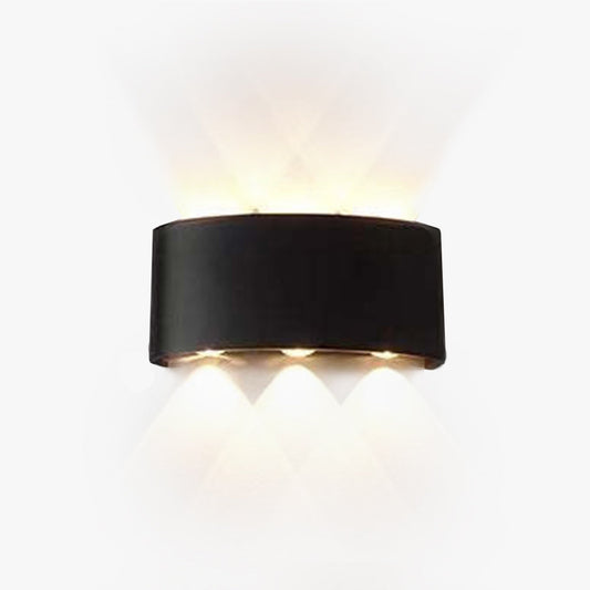 Outdoor Indoor LED Wall Lamp Modern Up Down Light with Multi-LED Beam Effect