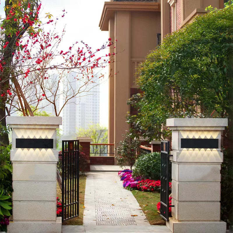 Outdoor Indoor LED Wall Lamp Modern Up Down Light with Multi-LED Beam Effect