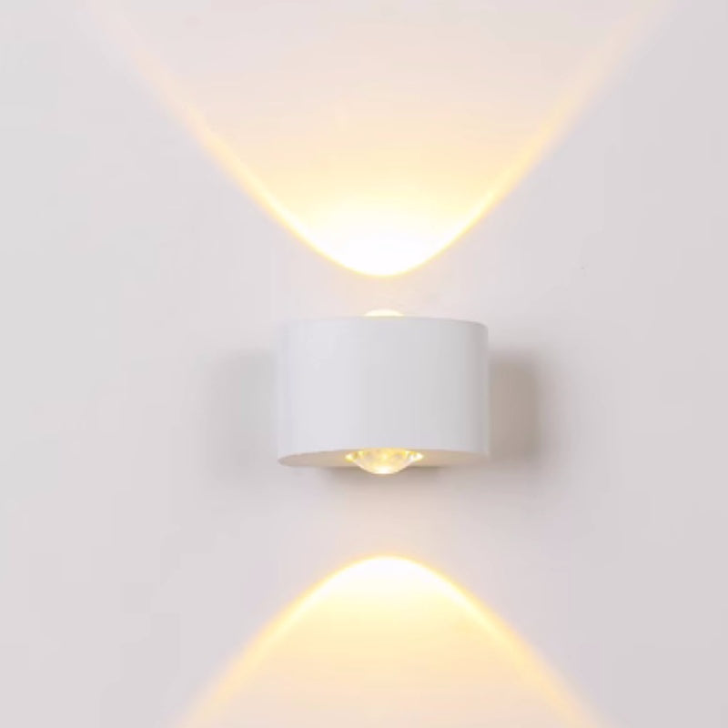 Outdoor Indoor LED Wall Lamp Modern Up Down Light with Multi-LED Beam Effect