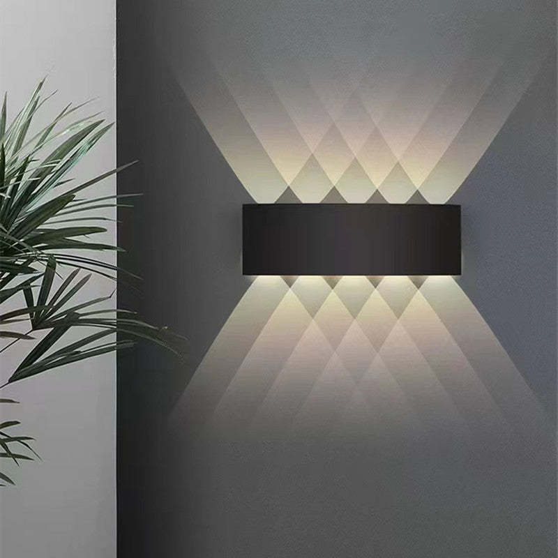 Outdoor Indoor LED Wall Lamp Modern Up Down Light with Multi-LED Beam Effect