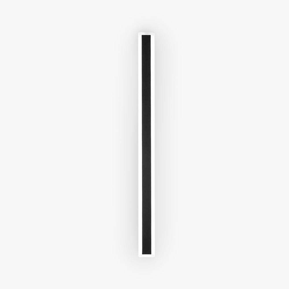 Outdoor LED Wall Lamp Minimalist Linear Strip Light with Motion Sensor Option