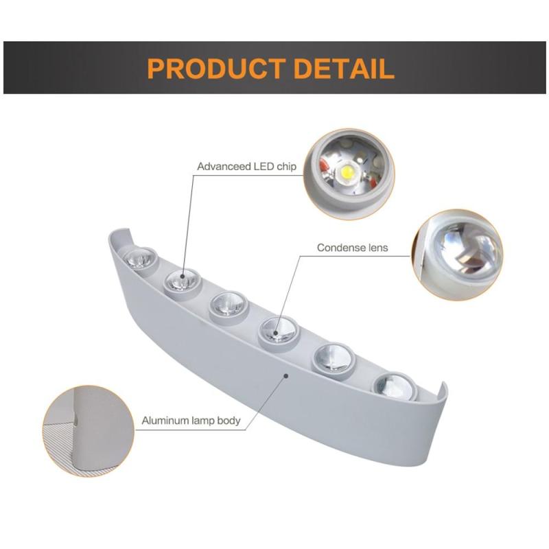 Outdoor LED Wall Lamp Modern Up Down Light Effect for Indoor and Outdoor Use