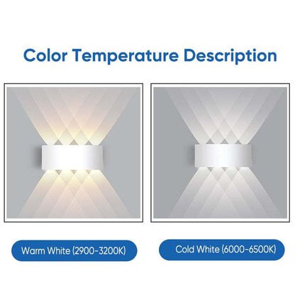 Outdoor LED Wall Lamp Modern Up Down Light Effect for Indoor and Outdoor Use
