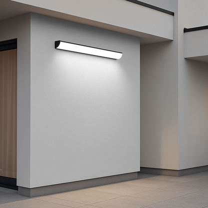 Outdoor LED Wall Light Minimalist with Integrated LED and IP65 Rating