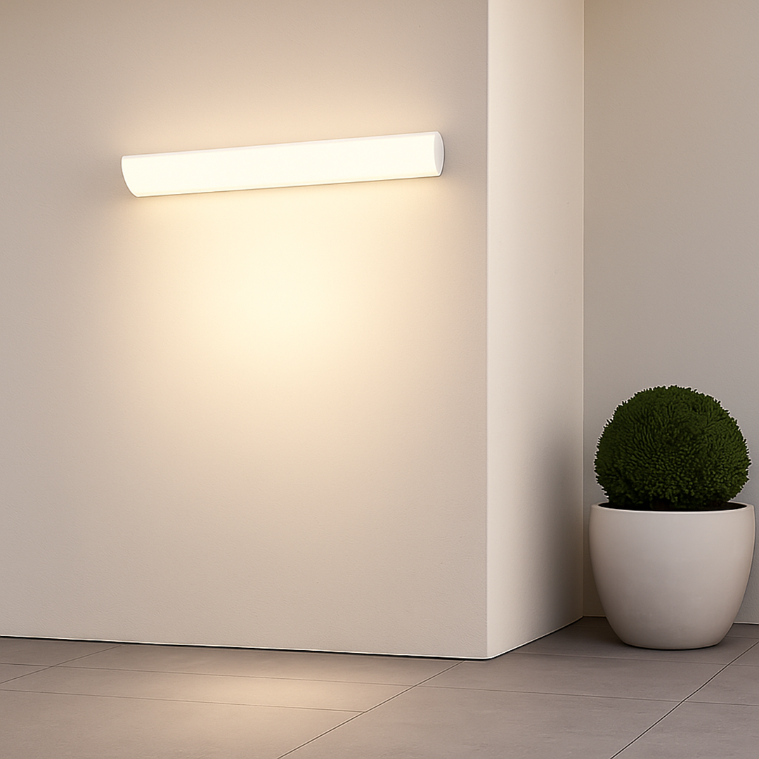 Outdoor LED Wall Light Minimalist with Integrated LED and IP65 Rating