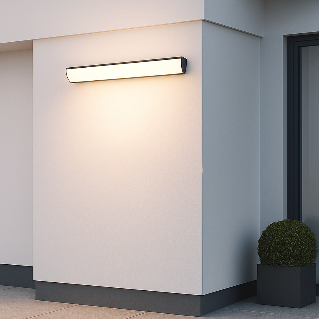 Outdoor LED Wall Light Minimalist with Integrated LED and IP65 Rating
