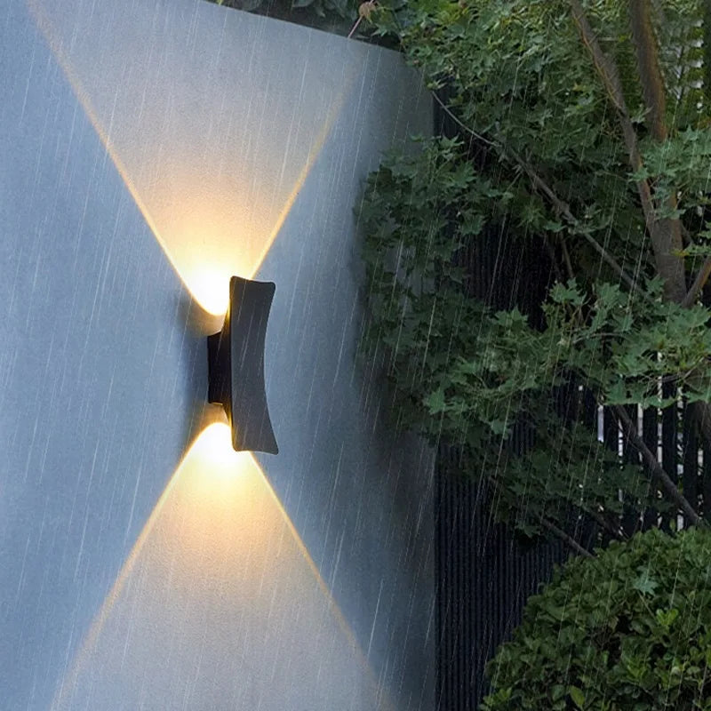 Outdoor LED Wall Light Modern Up and Down with Integrated LED