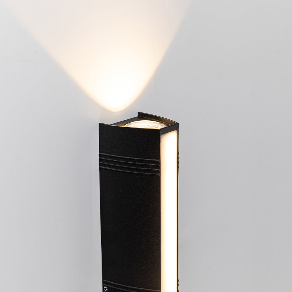 Outdoor LED Wall Light Modern Up Down with Integrated LED for Garden and Patio