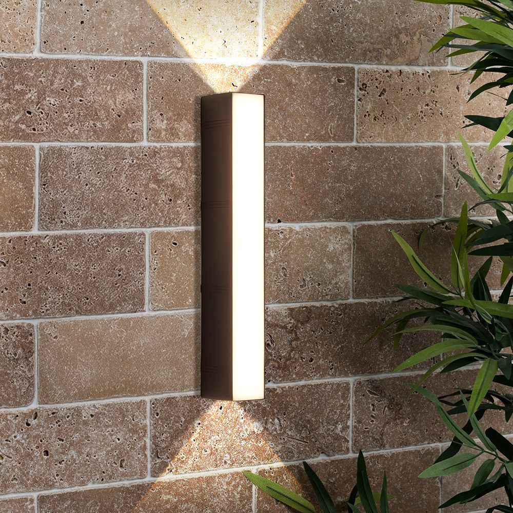 Outdoor LED Wall Light Modern Up Down with Integrated LED for Garden and Patio