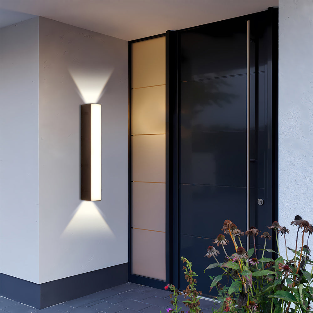 Outdoor LED Wall Light Modern Up Down with Integrated LED for Garden and Patio