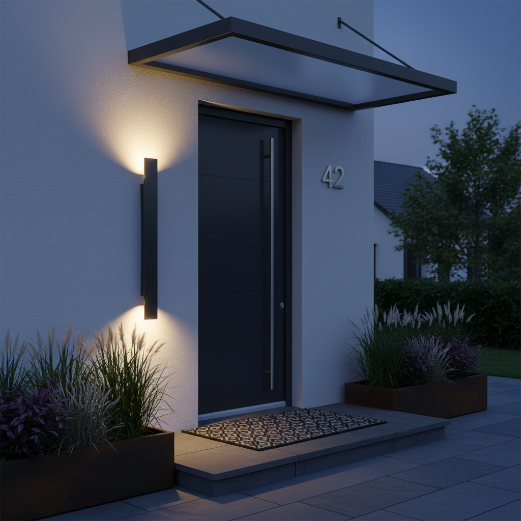 Outdoor LED Wall Light Modern Up Down with IP65 Rating for Garden and Patio