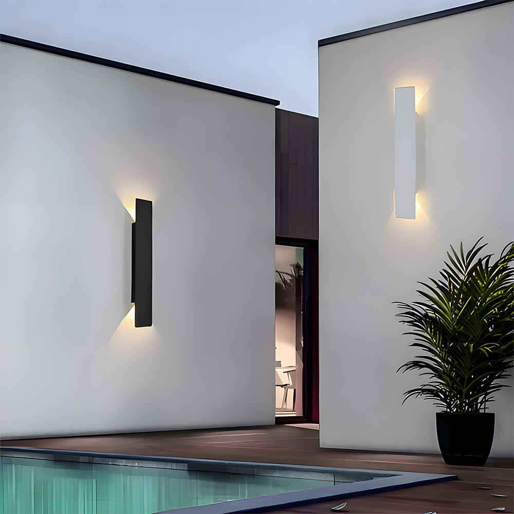 Outdoor LED Wall Light Modern Up Down with IP65 Rating for Garden and Patio