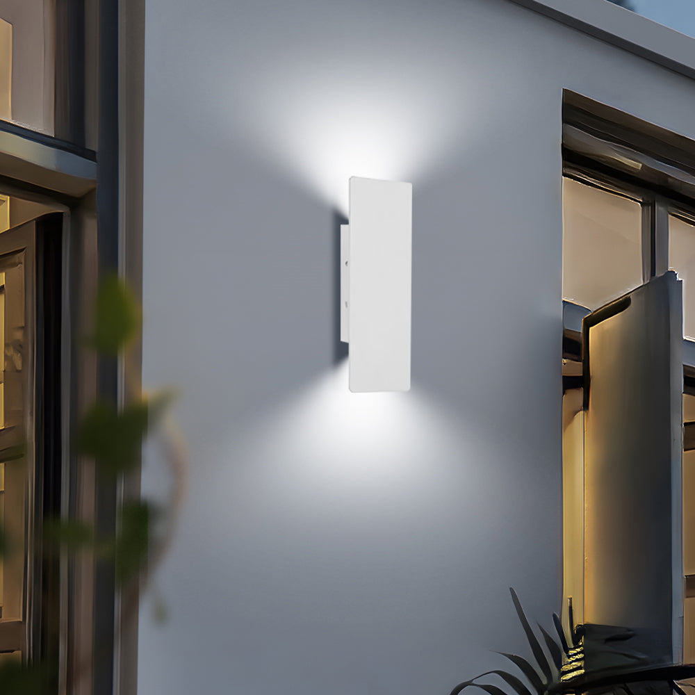 Outdoor LED Wall Light Modern Up Down with IP65 Rating for Garden and Patio