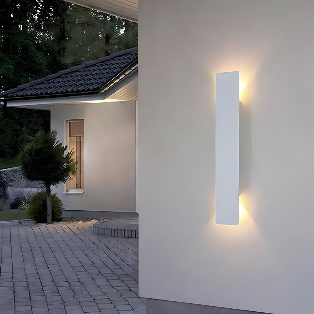 Outdoor LED Wall Light Modern Up Down with IP65 Rating for Garden and Patio