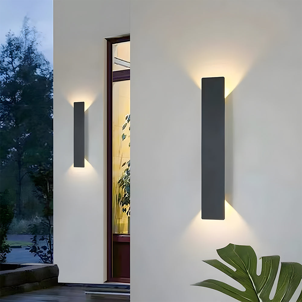 Outdoor LED Wall Light Modern Up Down with IP65 Rating for Garden and Patio