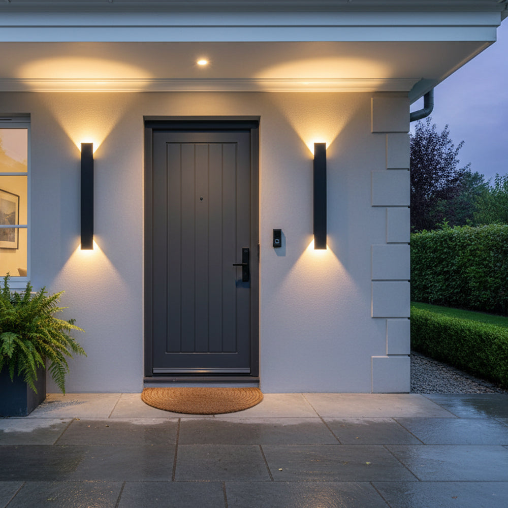 Outdoor LED Wall Light Modern Up Down with IP65 Rating for Garden and Patio