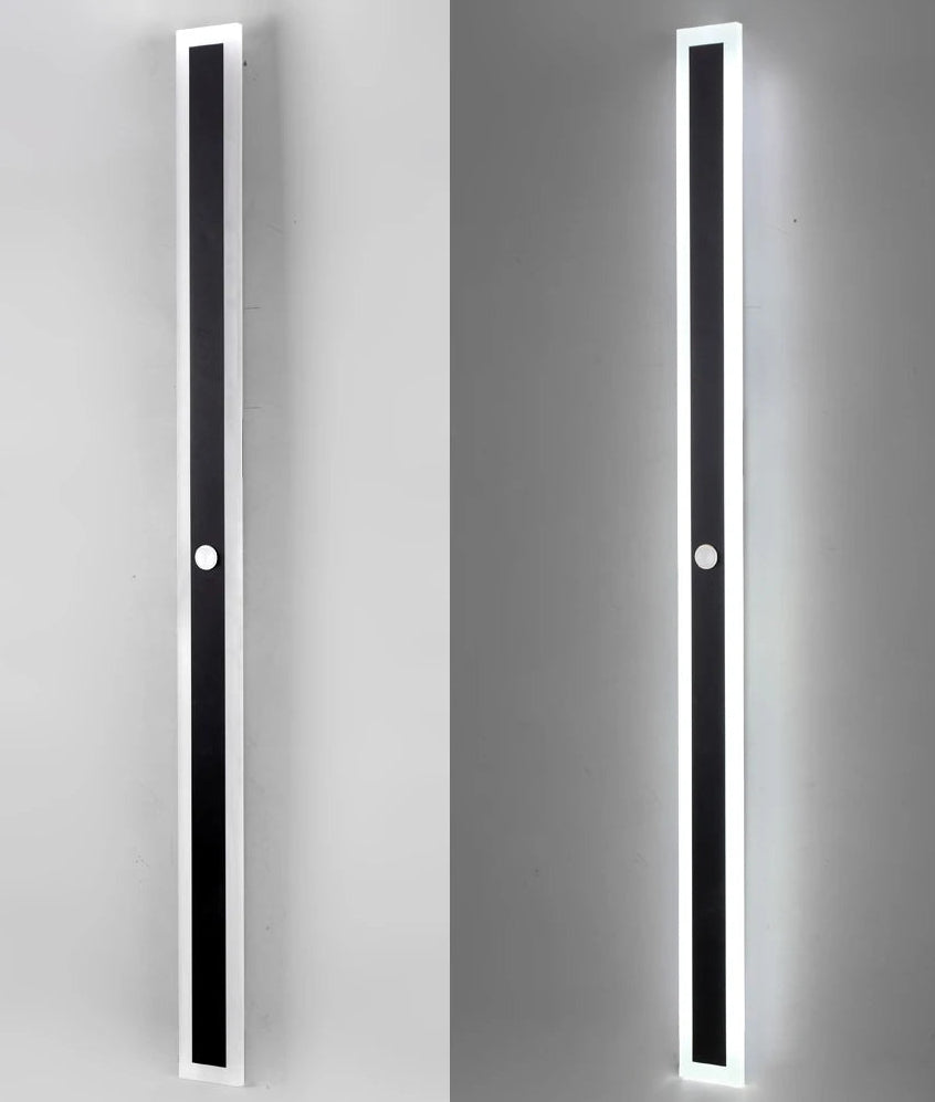 Outdoor LED Wall Light Modern with Motion Sensor and Linear Design