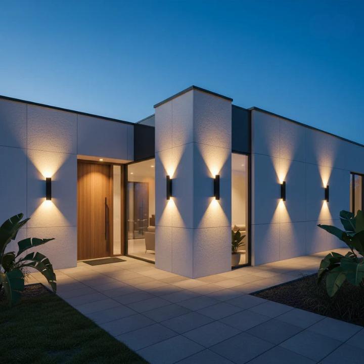Outdoor LED Wall Light with Up Down Beam and IP65 Rating