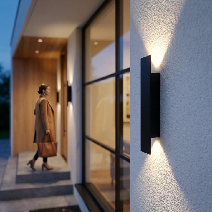 Outdoor LED Wall Light with Up Down Beam and IP65 Rating