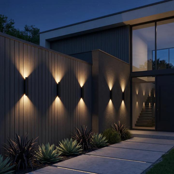 Outdoor LED Wall Light with Up Down Beam and IP65 Rating