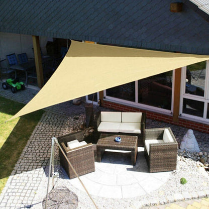 Outdoor Sun Shade Sail for Patio, Garden and Balcony with Mounting Kit