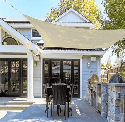 Outdoor Sun Shade Sail for Patio, Garden and Balcony with Mounting Kit