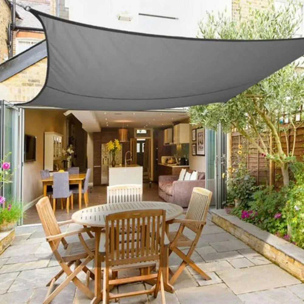 Outdoor Sun Shade Sail for Patio, Garden and Balcony with Mounting Kit