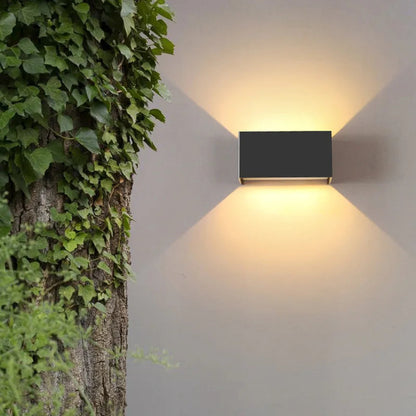 Outdoor Wall Lamp Minimalist LED Up Down Light for Indoor and Outdoor Use