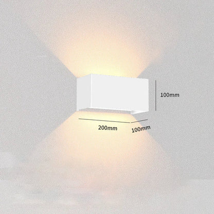 Outdoor Wall Lamp Minimalist LED Up Down Light for Indoor and Outdoor Use