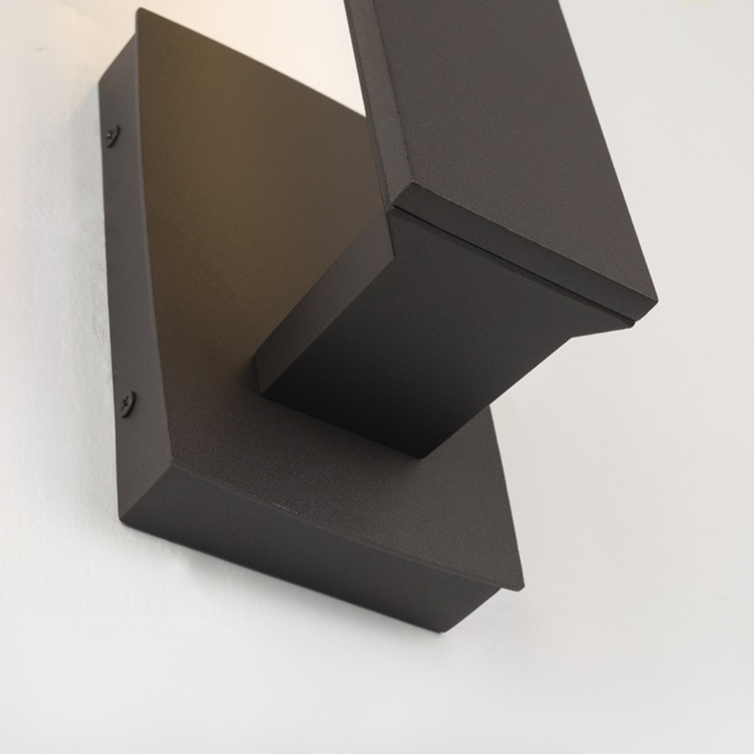 Outdoor Wall Lamp Modern Minimalist with Integrated LED and IP65 Rating