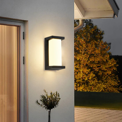 Outdoor Wall Lamp Modern with Motion Sensor and Integrated LED