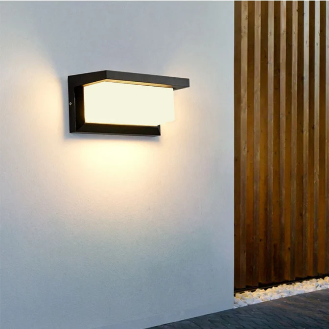 Outdoor Wall Lamp Modern with Motion Sensor and Integrated LED