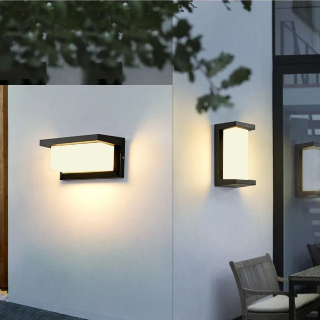 Outdoor Wall Lamp Modern with Motion Sensor and Integrated LED
