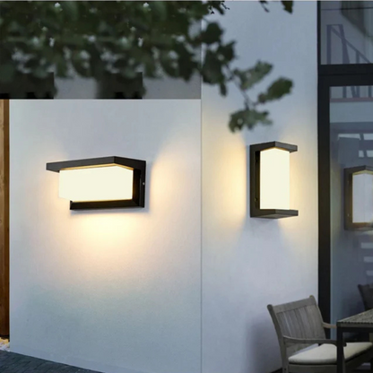 Outdoor Wall Lamp Modern with Motion Sensor and Integrated LED