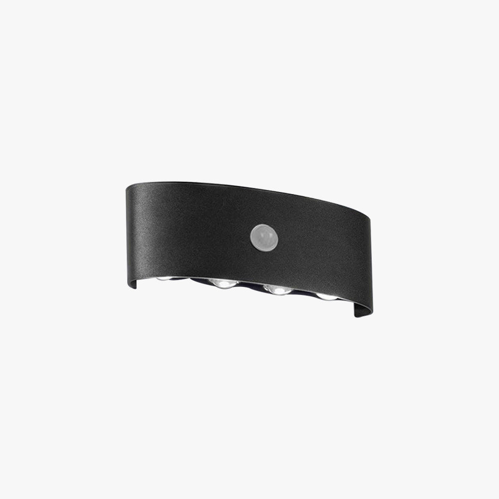 Outdoor Wall Lamp Modern with Motion Sensor and Up Down LED Light
