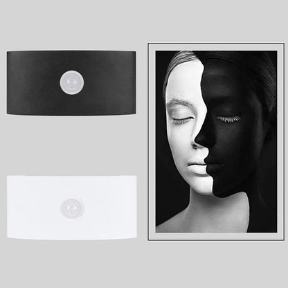 Outdoor Wall Lamp Modern with Motion Sensor and Up Down LED Light