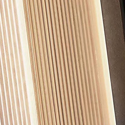 Outdoor Wall Lamp Modern with Ribbed Acrylic Panel for Patio and Facade