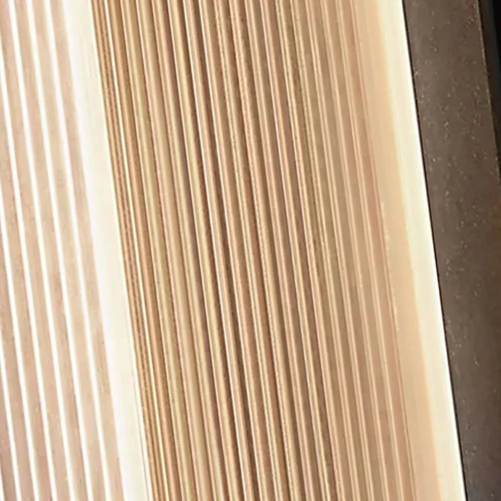Outdoor Wall Lamp Modern with Ribbed Acrylic Shade for Patio and Entrance