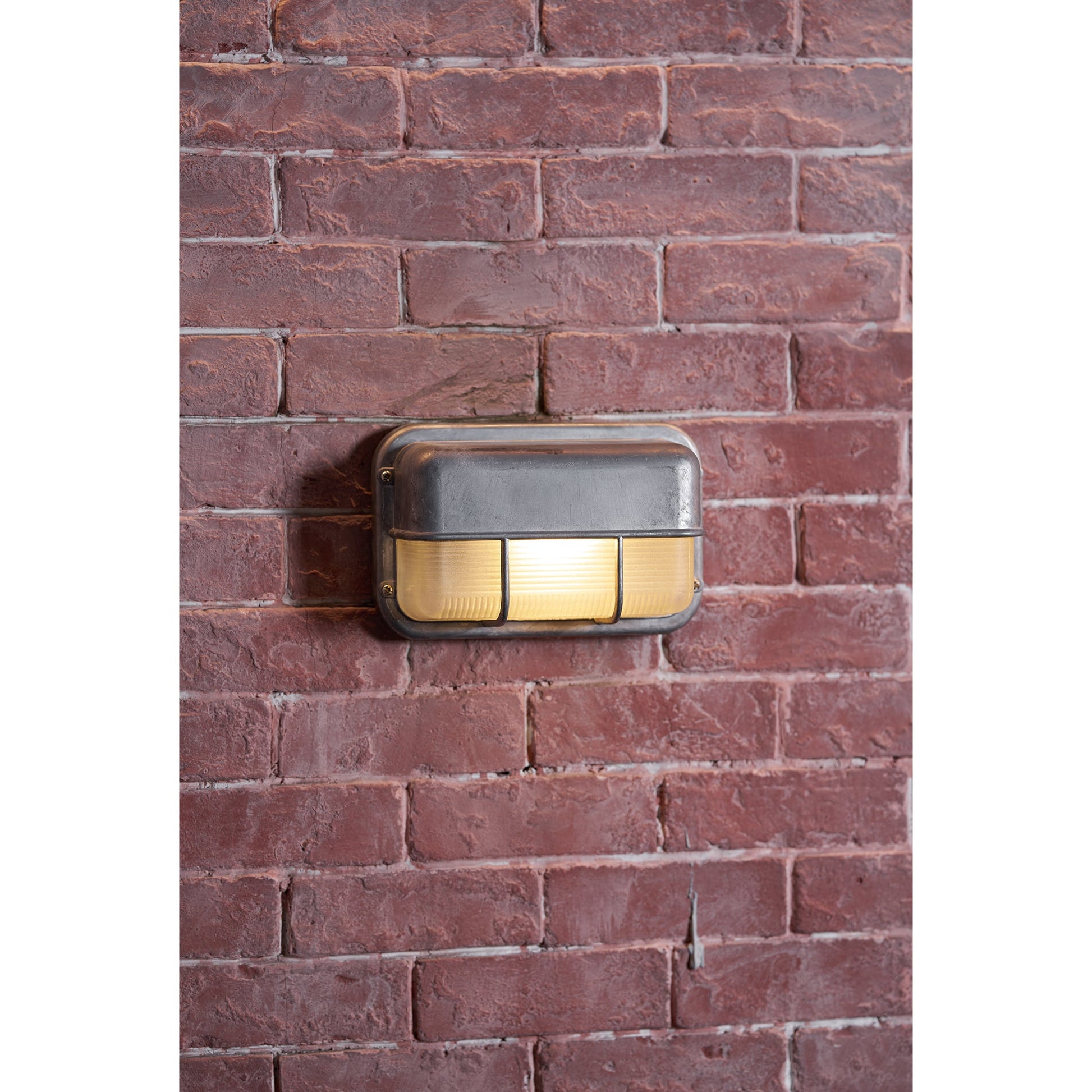 Outdoor Wall Lamp Nautical Industrial Bulkhead with Opaque Glass Diffuser